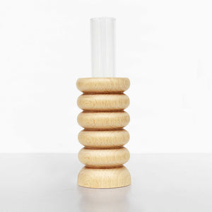 Totem Wooden Vase - Medium Nº 1